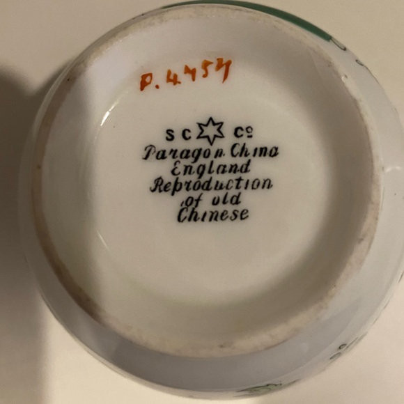 EUC ANTIQUE STAR CHINA Co. (PARAGON) REPRODUCTION OF OLD CHINESE TEA SET - Picture 8 of 12